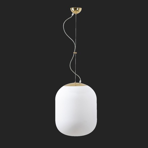 Koule - OS TAN67334 TANIA L2 závěsné skleněné svítidlo mosaz leštěná / bílá IP40 3000 K 41W LED DALI (původní kód OS 67334) - OSMONT - foto 1