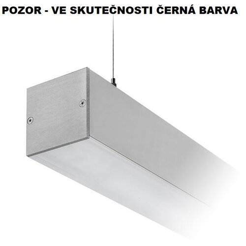 Podélná - ARCHI SCS260/4K/BL Závěsné svítidlo Cubus LED černé 1135mm 17W 2840lm 4000K - ARCHILIGHT - foto 1