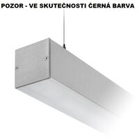 Podélná - ARCHI SCS260/4K/BL Závěsné svítidlo Cubus LED černé 1135mm 17W 2840lm 4000K - ARCHILIGHT