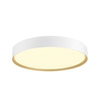 Kruhová - LA 1008923 DECONA 42 CL, PHASE, stropní světlo pro povrchovou montáž, kulaté, 3000/4000 K, 23 W, bílá / zlatá - BIG WHITE (SLV)