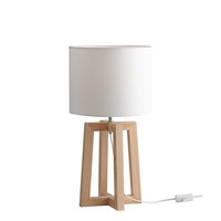 Stolní lampy dekorační - FAN I-BERRY-L Stolní lampa Lume Berry, dřevěná, 1 x E14, 25 x 47 cm - FANEUROPE