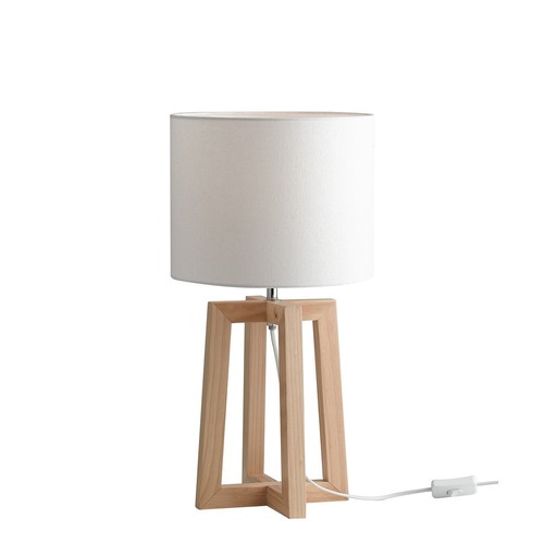 Stolní lampy dekorační - FAN I-BERRY-L Stolní lampa Lume Berry, dřevěná, 1 x E14, 25 x 47 cm - FANEUROPE - foto 1
