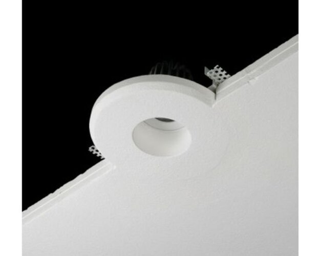 Sádrová - BPM 10123.01.TR.WH-WH.GU Zápustné svítidlo ZENIT PAR 16 max. 50W GU10 Ø130 - BPM-WHITE (CRISMOSIL/MODULAR) starý kód 10123.02 - foto 1