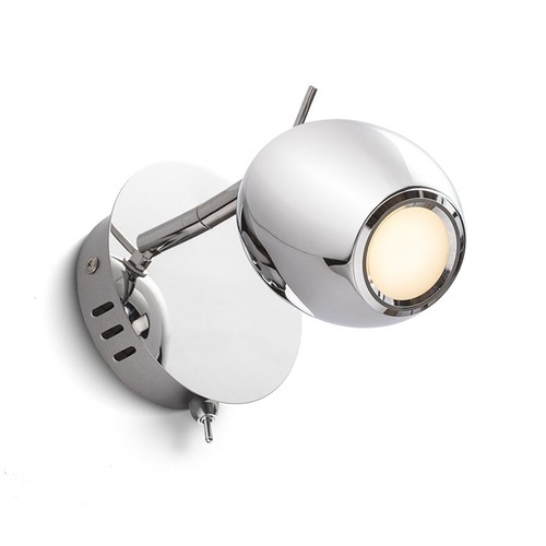 Bodová - RED R11697 MOKO nástěnná chrom 230V LED 3W 3000K - RED - DESIGN RENDL - foto 1