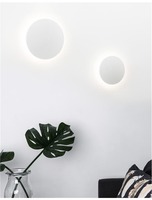 Nepřímé osvětlení - NV 9130512 Nástěnné svítidlo ASTRID bílý kov a hliník akryl LED 12W 220-240V 3000K IP20 - NOVA LUCE