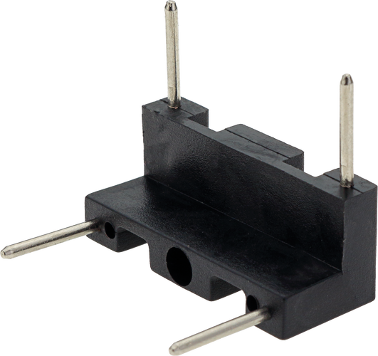 LED mini magnetické stopy - Černý konektor 90 stupňů - foto 1