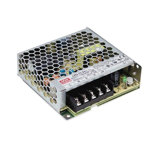 Stabilizované napětí - FAN STRIP-DRIVER12V-75W Driver MW LRS konst.napětí výstup DC 12V 6A 75W vstup AC85-264V DC120-373V 9,9x9,7x3 cm - FANEUROPE - foto 1