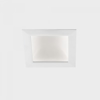 Hranatá - KHL K50415.01.RF.WH-WH.ST.8.30.PU DISC TINA DEEP SQ zapuštěné svítidlo s rámečkem bílá 8 W 3000K PUSH - KOHL-Lighting