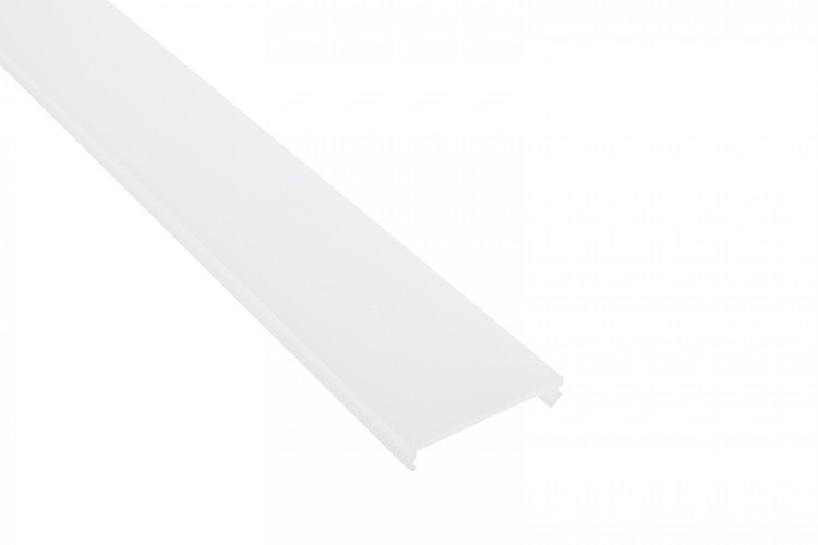 Plexi pro Al profily - IMPR 988086 Deko-Light profil kryt, PLANO ES a BSH kryt ploché opál 2000 mm - foto 1