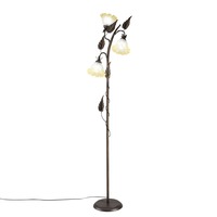 Stojací lampy - FAN I-TRISTANO-PT3 Stojací lampa PIANTANA TRISTANO hnědá, 3xE14, 48 x 172 cm - FANEUROPE