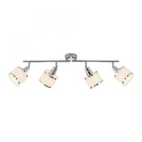 Bodová - LD 15374-17 ACCOR LED stropní svítidlo 4 ramenné lesklý chrom otočné do interiéru - LEUCHTEN DIREKT / JUST LIGHT