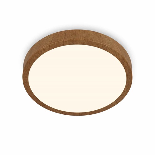 Kruhová - BRILO 3725-014 LED přisazené svítidlo, pr. 38 cm, 24 W, 2900 lm, barva dřeva - BRILO - foto 1