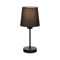 Stolní lampy dekorační - BRILO 7024-015 Stolní lampa, 31,4 cm, max. 25 W, černá - BRILO
