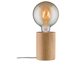 Akční zboží - P 79640X VÝPRODEJ VZORKU - Stolní lampa Neordic Talin dřevo - PAULMANN