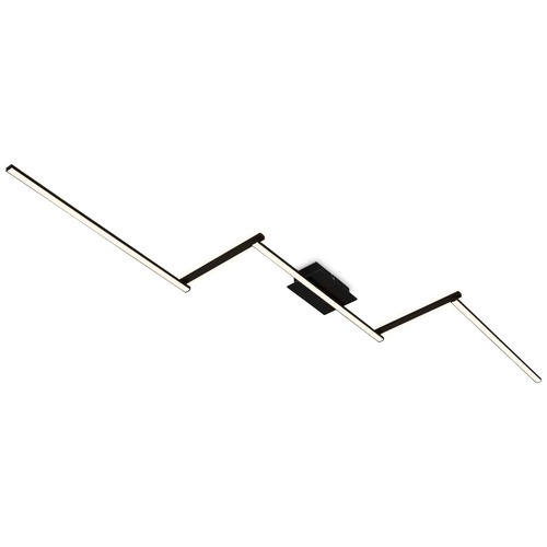 Dekorativní - BRILO 3501-015 LED stropní svítidlo, 227,2 cm, 24 W, černá - BRILO - foto 1