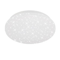 Kruhová - BRILO 3388-016 LED stropní svítidlo hvězdné nebe, pr. 22 cm, 8 W, bílé - BRILO