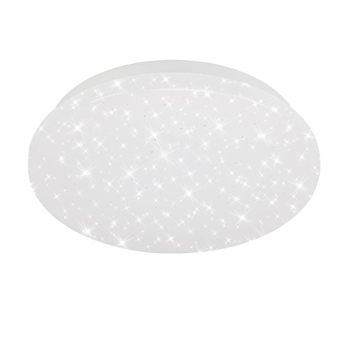 Kruhová - BRILO 3388-016 LED stropní svítidlo hvězdné nebe, pr. 22 cm, 8 W, bílé - BRILO - foto 1