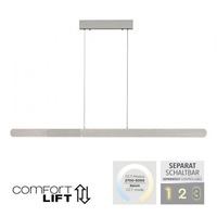 Podélná - PN 2577-95 LED závěsné svítidlo ADRIANA hliník nastavitelná výška CCT 2700-5000K - PAUL NEUHAUS