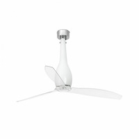 Ventilátory - FARO 32000 ETERFAN M, bílá/transparentní, stropní ventilátor s DC motorem - FARO