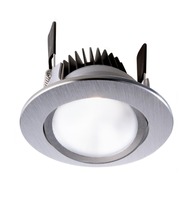 Kruhová - IMPR 565198 Zápustné stropní svítidlo COB 68 CCT 8W LED stříbrná - LIGHT IMPRESSIONS