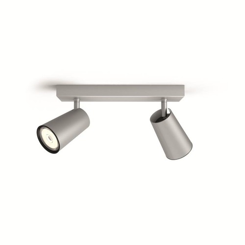Bodová - PH 50572/48/PN Bodové svítidlo Philips Paisley 50572/48/PN šedé 2x max.10W - PHILIPS (915005529401) - foto 1