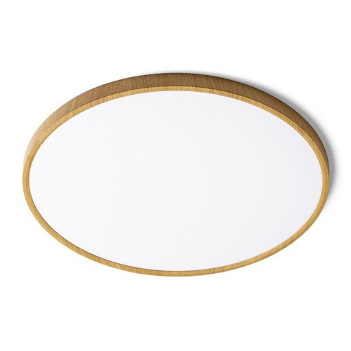 Kruhová - RED R14307 LANA 60 přisazená  dekor buk/plast 230V LED 50W  3000K 4000K 6000K - RED - DESIGN RENDL - foto 1