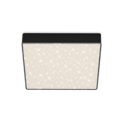 Hranatá - BRI 7077-415 LED stropní svítidlo hvězdné nebe, 21,2 cm, 16 W, černá - BRILONER - foto 1