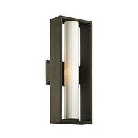Nástěnná - HVLG B6492-CE Venkovní nástěnné svítidlo MONDRIAN hliník/sklo bronz/opál E27 1x60W - HUDSON VALLEY (Troy)