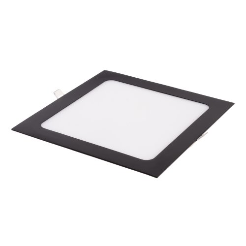 LED panely čtvercové - BSN18 LED panel 18W černý čtverec - foto 1