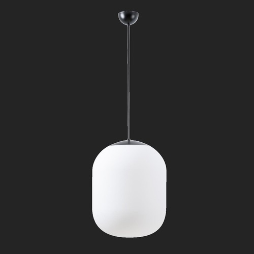 Nouzové osvětlení - OS TAN66969 TANIA P2 závěsné skleněné svítidlo černá / bílá IP40 4000 K 41W LED nouzové kombinované 3 h (původní kód OS 66969) - OSMONT - foto 1