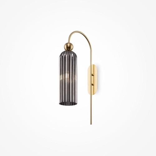 Dekorativní - M MOD302WL-01GR Nástěnné svítidlo Antic E14 40W šedá sklo designové - MAYTONI - foto 1