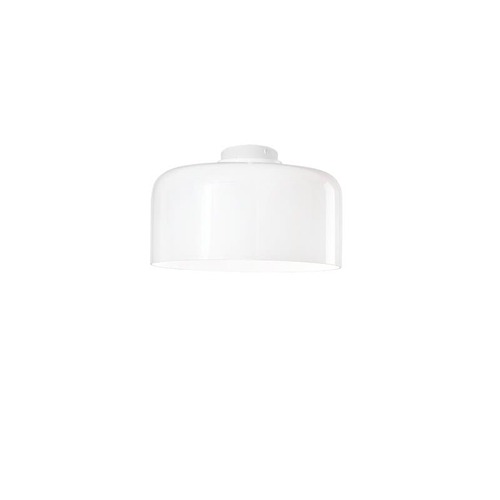 Kruhová - FAN I-GIBUS-PL30 BCO Stropní svítidlo Gibus, bílé, 1 x E27, 30 x 30 x 23 cm - FANEUROPE - foto 1