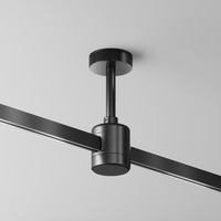 Lištové Magnetic Maytoni Flarity - M TRA156C-IPC1-B Upevnění ke stropu s prodlužovací spojkou krátké 78 mm pro magnetickou lištu 24 V Flarity TRA156C-IPC1-B - MAYTONI