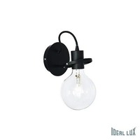 Dekorativní - ILUX 119502 Nástěnné svítidlo Ideal Lux Radio AP1 nero 119502 černé - IDEALLUX