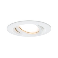 Koupelnová - P 93681 Vestavné svítidlo LED Nova Plus kruhové 1x6,8W bílá mat výklopné stmívatelné - PAULMANN