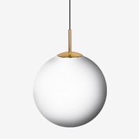 Koule - LU ZKS.P1.300.80M DALI2 Závěsné svítidlo POLARIS ZKS.P 36W LED 3000K sklo chrom opál DALI ZKS.P1.300.80L - LUCIS
