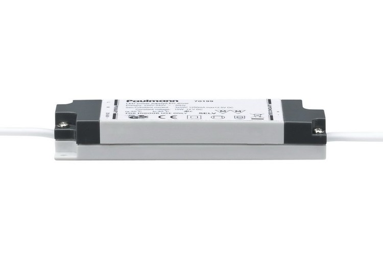 Stabilizované napětí - P 70199 Function yourLED Power Supply 15W 230/12V DC bílá plast - PAULMANN - foto 1
