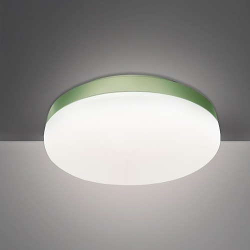 Kruhová - TI 3080BOFBVE2B C01SV00 Stropní svítidlo Iglú 25cm 18W 3000K IP54 zelená - Team Italia - foto 1