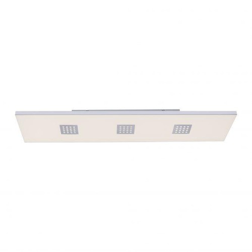 Hranatá - PN 6436-95 PURE-NEO LED stropní svítidlo v barvě kartáčovaného hliníku, nastavitelnou barvou světla a funkcí stmívání 2700-5000K - PAUL NEUHAUS - foto 1