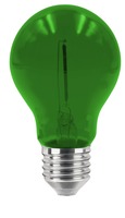 E27 - CEN FSTARVE-062722 LED FIESTA žárovka DECO ZELENÁ 0,6W E27 2200K 50Lm 36VDC IP42 - CENTURY