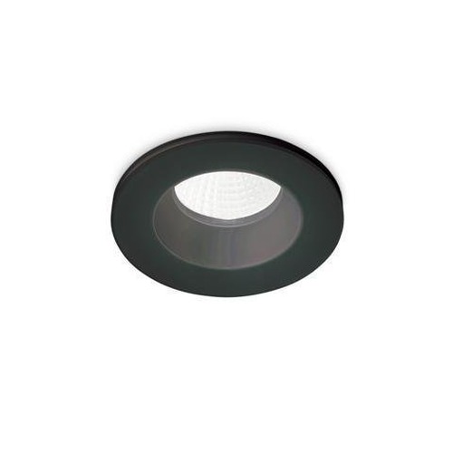 Zapuštěná - ILUX 252032 LED Stropní zápustné bodové svítidlo Ideal Lux ROOM-65 ROUND BK 252032 8W 800lm 3000K IP65 9,8cm kulaté černé - IDEALLUX - foto 1