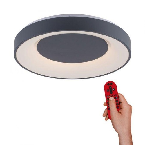 Kruhová - LD 14346-18 LOLAsmart - ANIKA LED stropní svítidlo šedé stmívatelné App + dálkový ovladač RGB+2700-5000K - LEUCHTEN DIREKT / JUST LIGHT - foto 1