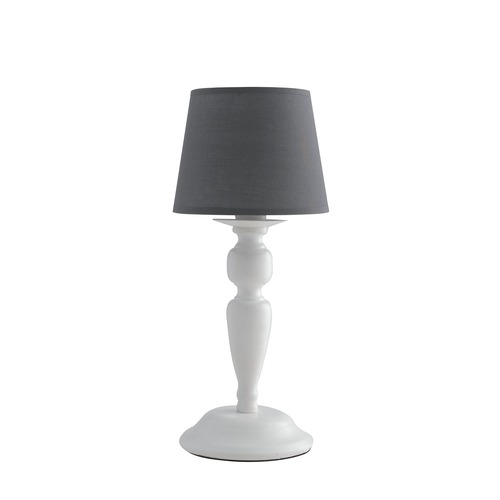 Stolní lampy dekorační - FAN I-FAVOLA/L1 Stolní lampa Lume Favola, bílé/šedé, 1 x E14, 16 x 37 cm - FANEUROPE - foto 1