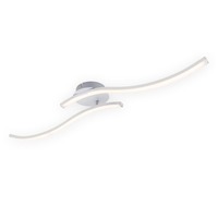 Dekorativní - BRI 3165-029 LED stropní svítidlo 78,2 cm 2x18W 1400lm hliník - BRILONER
