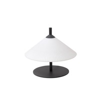 Sloupková - FARO 71576-01 SAIGON šedá/bílá stojací lampa 0,1M R55 - FARO