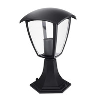 LED zahradní světla - Stojanová lampa Matt Black 1xE27