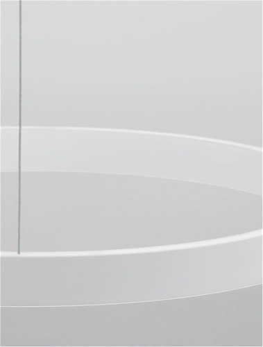 Kruhová - NV 9345659 Závěsné svítidlo ELOWEN bílý hliník a silikon LED 60W 3000K stmívatelné - NOVA LUCE - foto 1