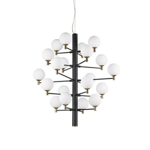Vícečetná - ILUX 197333 Závěsné svítidlo Ideal Lux Copernico SP20 nero 197333 černé 86cm - IDEALLUX - foto 1