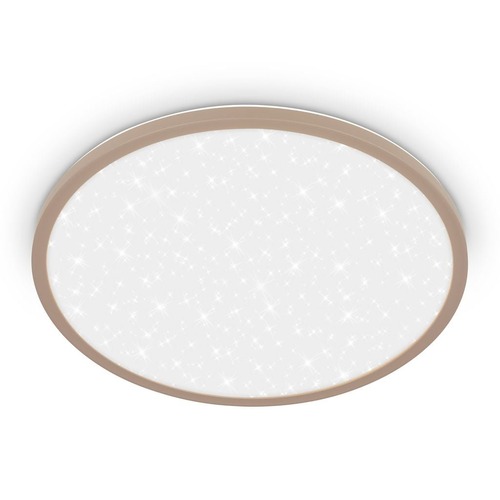 Kruhová - BRILO 7654011 Slim svítidlo LED panel pr.37,5 cm - 22W, 3000lm, hvězdné nebe, neutrální bílá, béžová - BRILO - foto 1