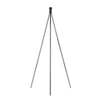 Stojací lampy - LA 155492 Stojací lampa FENDA E27, chrom, bez stínítka - BIG WHITE (SLV)